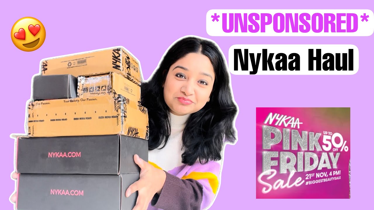 Unsponsored Nykaa Pink Friday Sale | Nykaa Pink Friday Sale 2022 Haul | Shopping Haul | Nykaa Haul