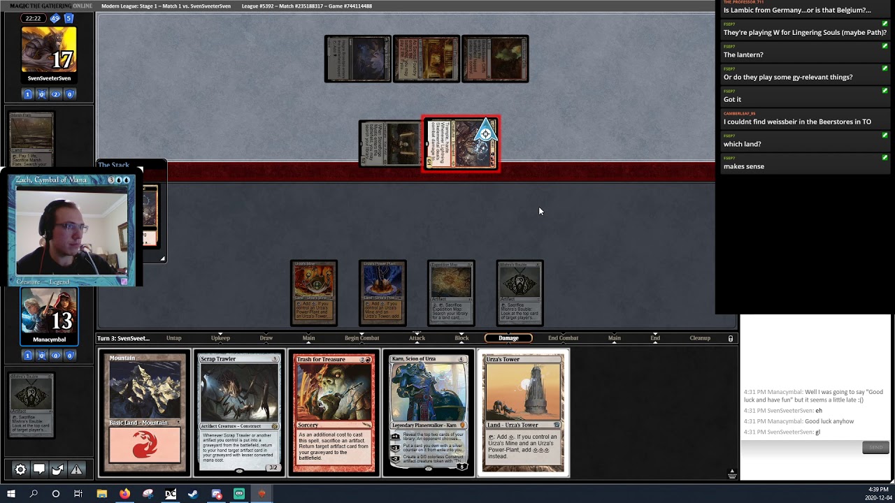 MTGO Modern - Mono Rad Artifakts