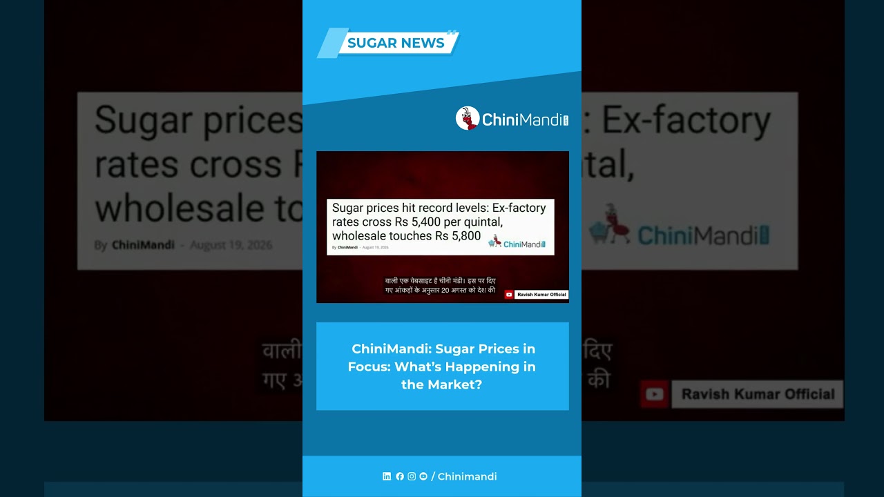 The single source of truth for everyone when it comes to sugar news and facts, ChiniMandi.