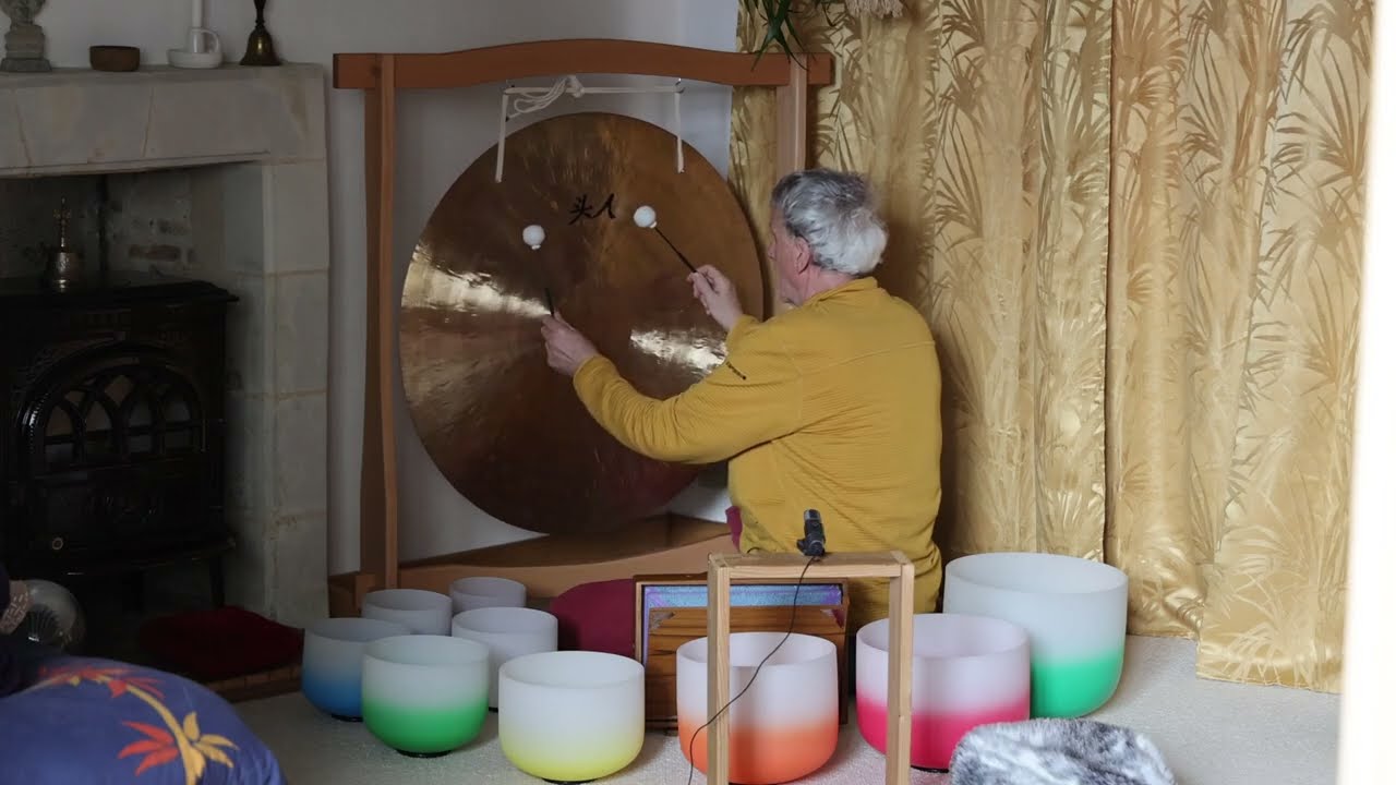 30 min de Relaxation Bain Sonore Bols de Cristal et Gong