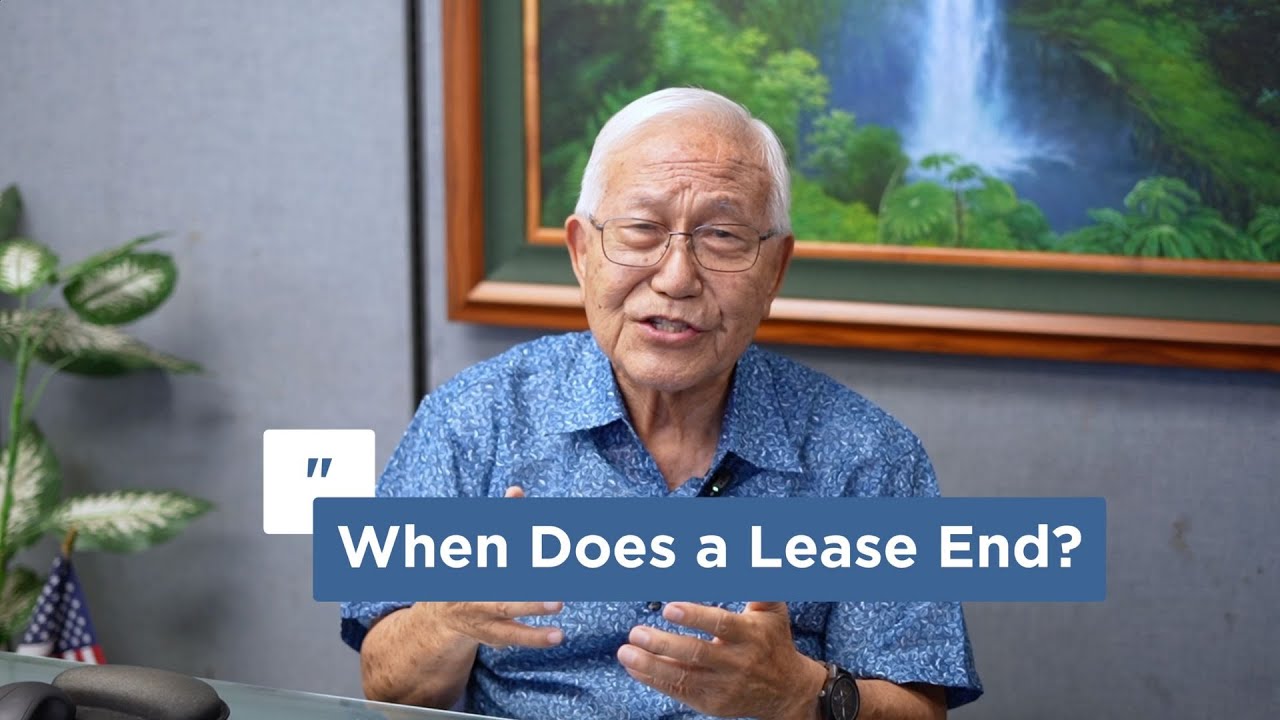 When Does a Lease End? - Abe Lee Seminars Sessions