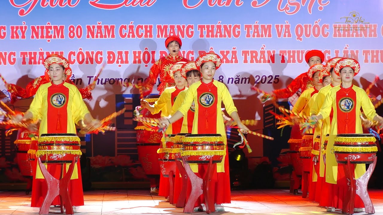 Trống Hội Đền Trần Thương Mừng Kỷ Niệm 80 Năm Cách Mạng Thánh Tám Và Quốc Khánh 02/09