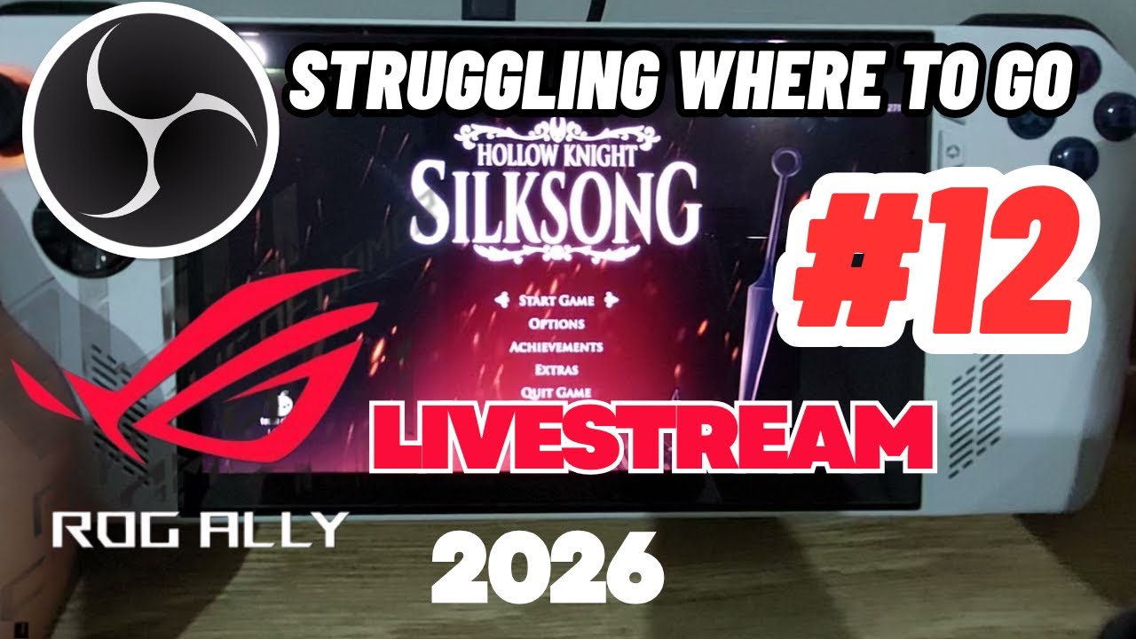 Asus Rog Ally + OBS + HOLLOW KNIGHT SILKSONG #12