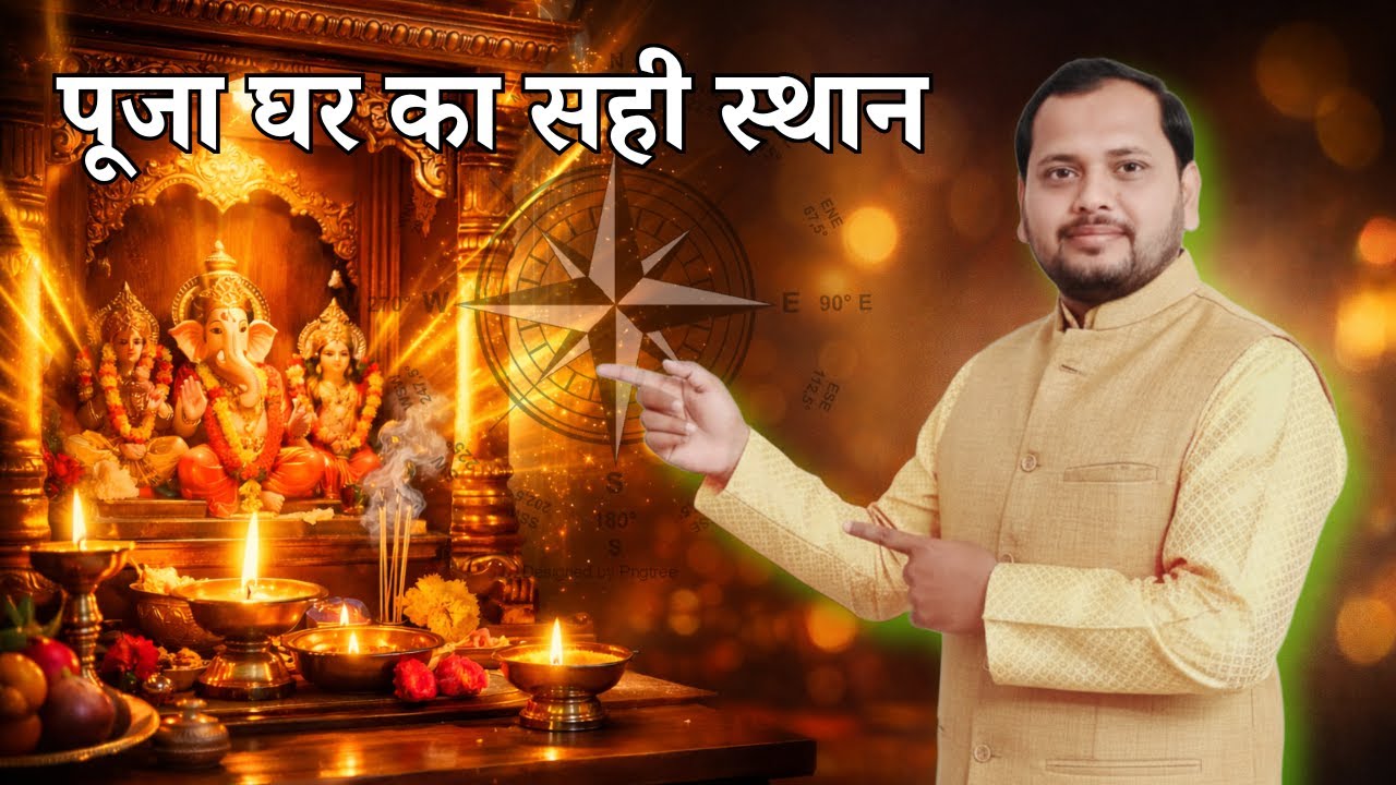 वास्तु अनुसार पूजा घर कहाँ बनाएं? सही दिशा और जरूरी वास्तु टिप्स