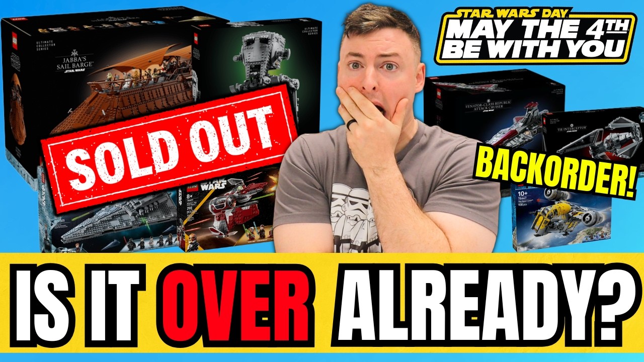 Наборы LEGO Star Wars распроданы! Неужели День независимости уже закончился?!