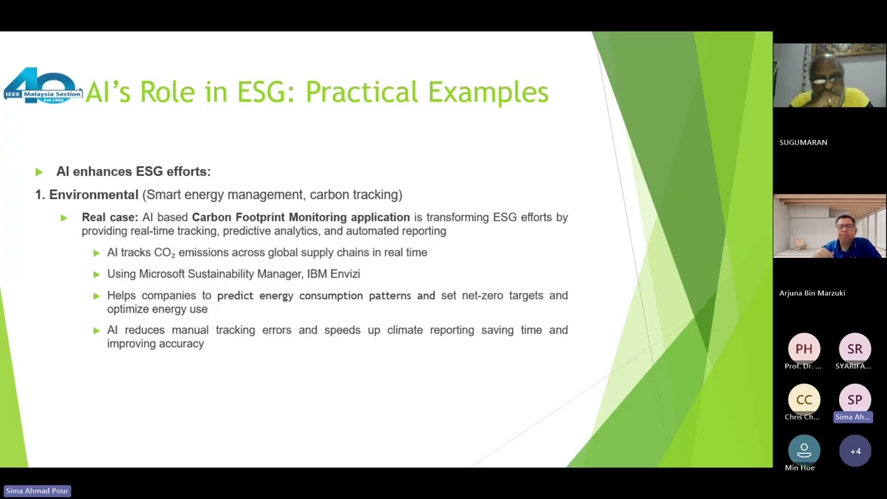 Environmental, Social, and Governance (ESG) - Driven AI Analytics