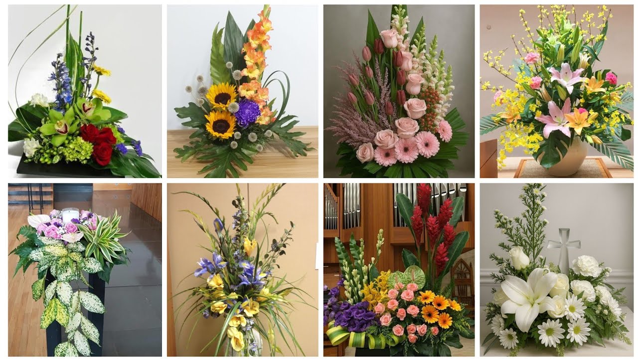 Ikebana Japanese fresh flower decoration ideas 