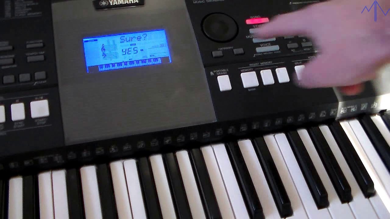 Как записать дорожки на YAMAHA PSR-E423