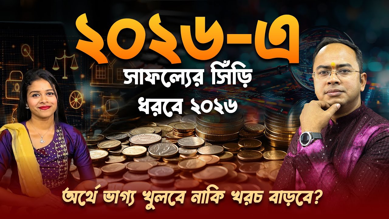 💼 ২০২৬ সালের অর্থনীতি ও ক্যারিয়ার ভাগ্য 🔮 | Career & Finance Horoscope 2026 💰 | Santanu Dey