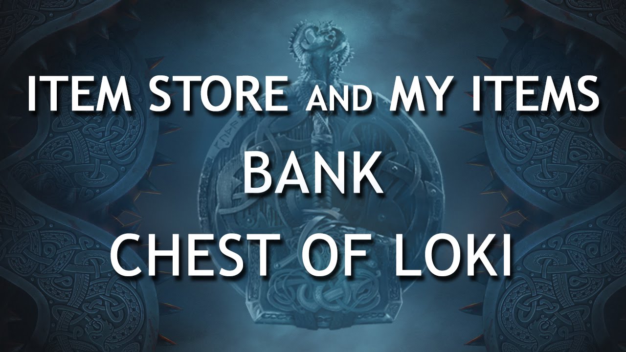 Vikings: War of Clans Tutorial - Item Store, Bank and Chest of Loki