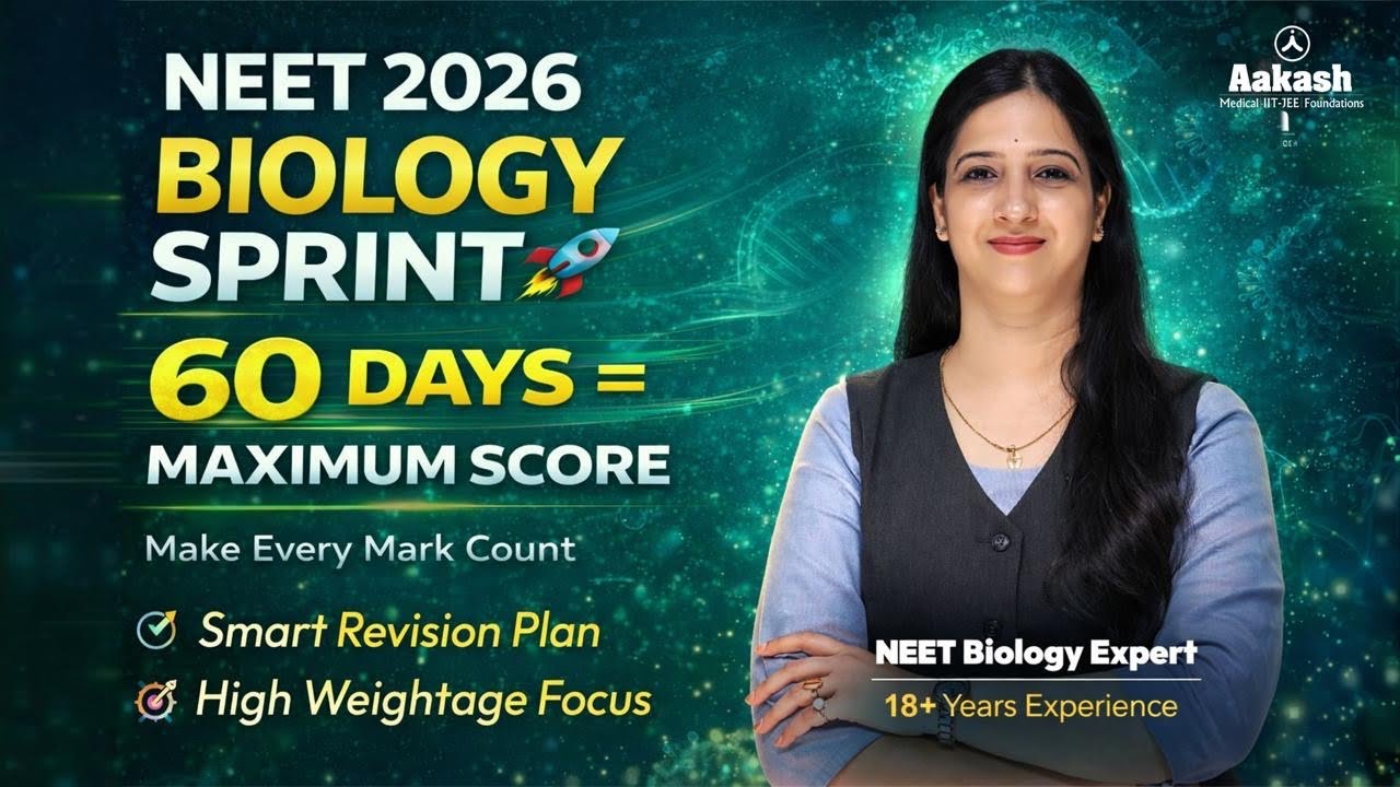 NEET 2026 Biology Sprint Plan |60 Days Mein Maximum Score |Smart Strategy & Rapid Revision Blueprint