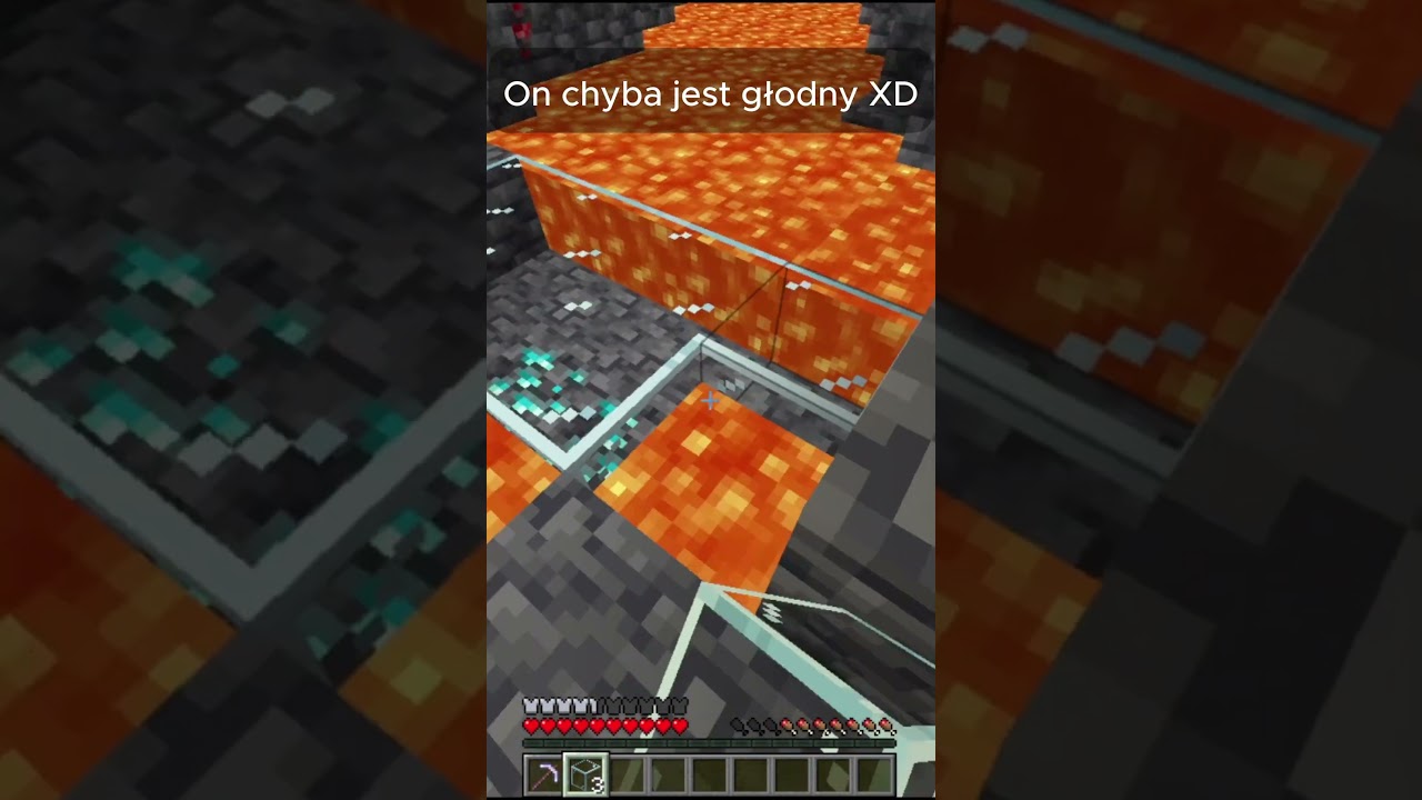 Kopanie legalnym X-RAYEM skończyło się ŹLE?! (NIE PATRZ W DŹWIĘK⛔) #Shorts #Minecraft