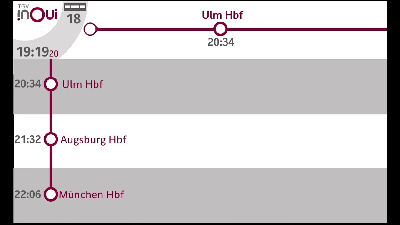 SNCF-Ansagen | Begrüßungsansage TGV 9577 nach München