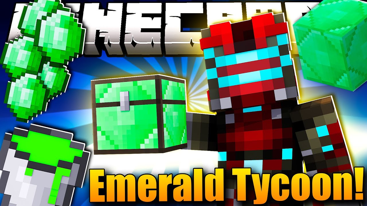 VYDĚL&Aacute;V&Aacute;M TĚŽK&Yacute; PEN&Iacute;ZE V NOV&Eacute;M TYCOONU! - Minecraft Emerald Tycoon #1