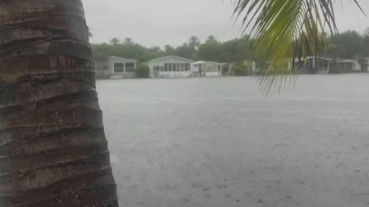 Casas móviles a punto de inundarse y vuelos cancelados: el impacto de las lluvias en Fort Lauderdale