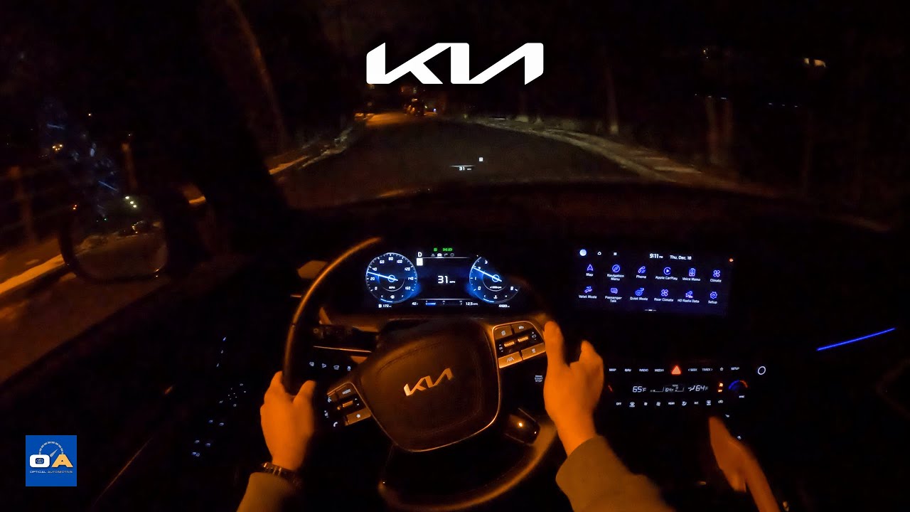 2025 Kia Telluride SX-Prestige X-Pro V6 | POV Night Drive & Audio Test | ASMR | 4K