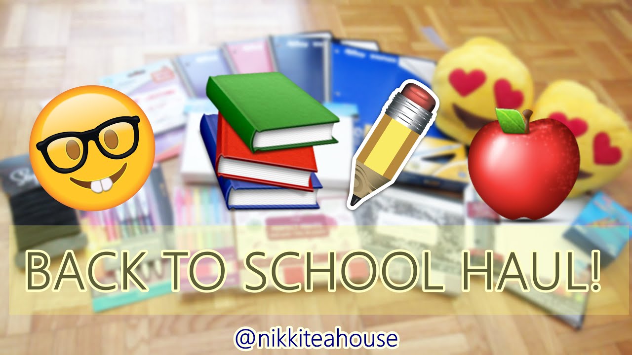 BACK TO SCHOOL HAUL! | #plushmoji