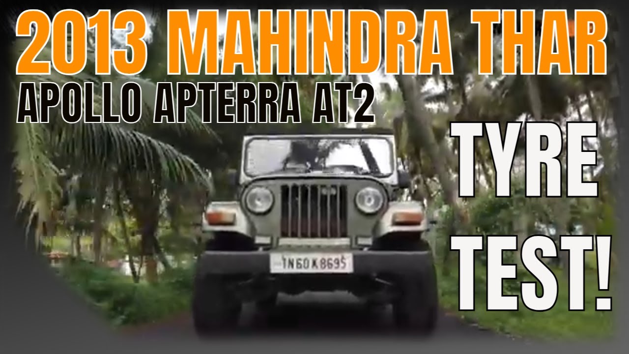 Are Apollo Apterra AT2 tyres good for Mahindra Thar? | MotorScribes