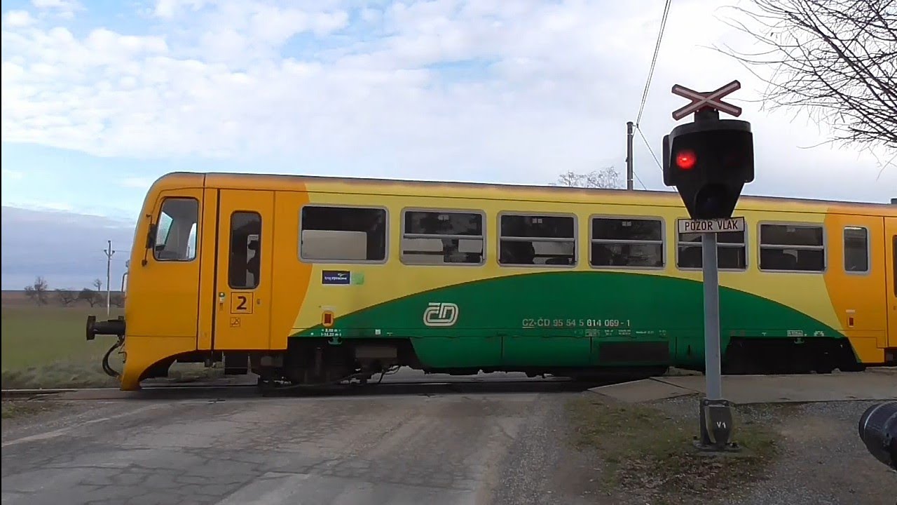 Železniční přejezd (VÚD) Blížkovice - 27.12.2018.