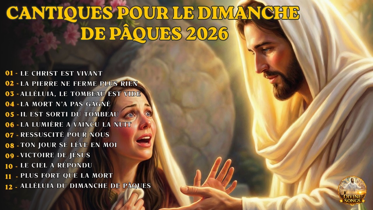 DIMANCHE DE P&Acirc;QUES 2026 | Chants Catholiques Fran&ccedil;ais de R&eacute;surrection