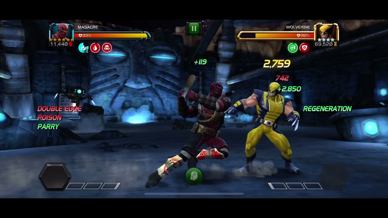 6* Rank 01 Massacre Vs ROL wolverine - New found Respect for Massacre - Marvel champions