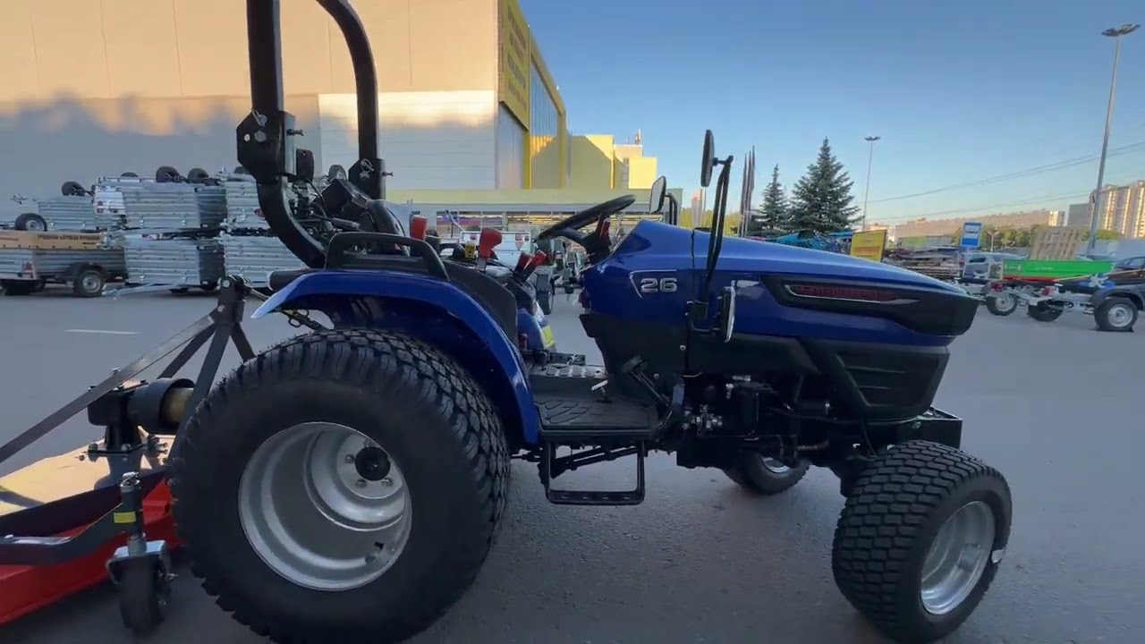 Трактор Kubota Farmtrac 26 и косилка ZimAni SRM 150#shorts
