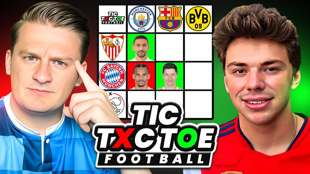 FOOTBALL TIC TAC TOE Vs FOOTBALL GENIUS
