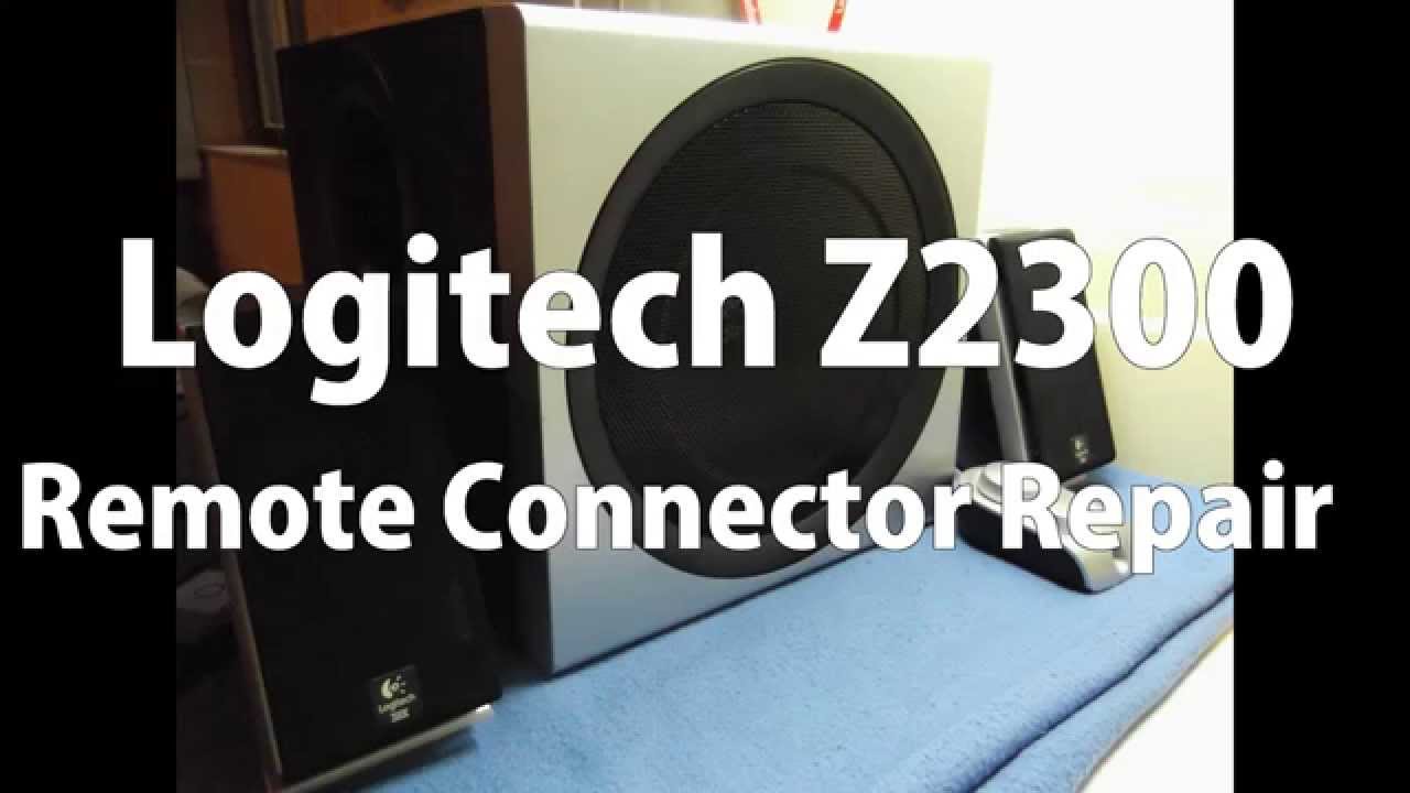 Logitech Z2300 remote connector repair
