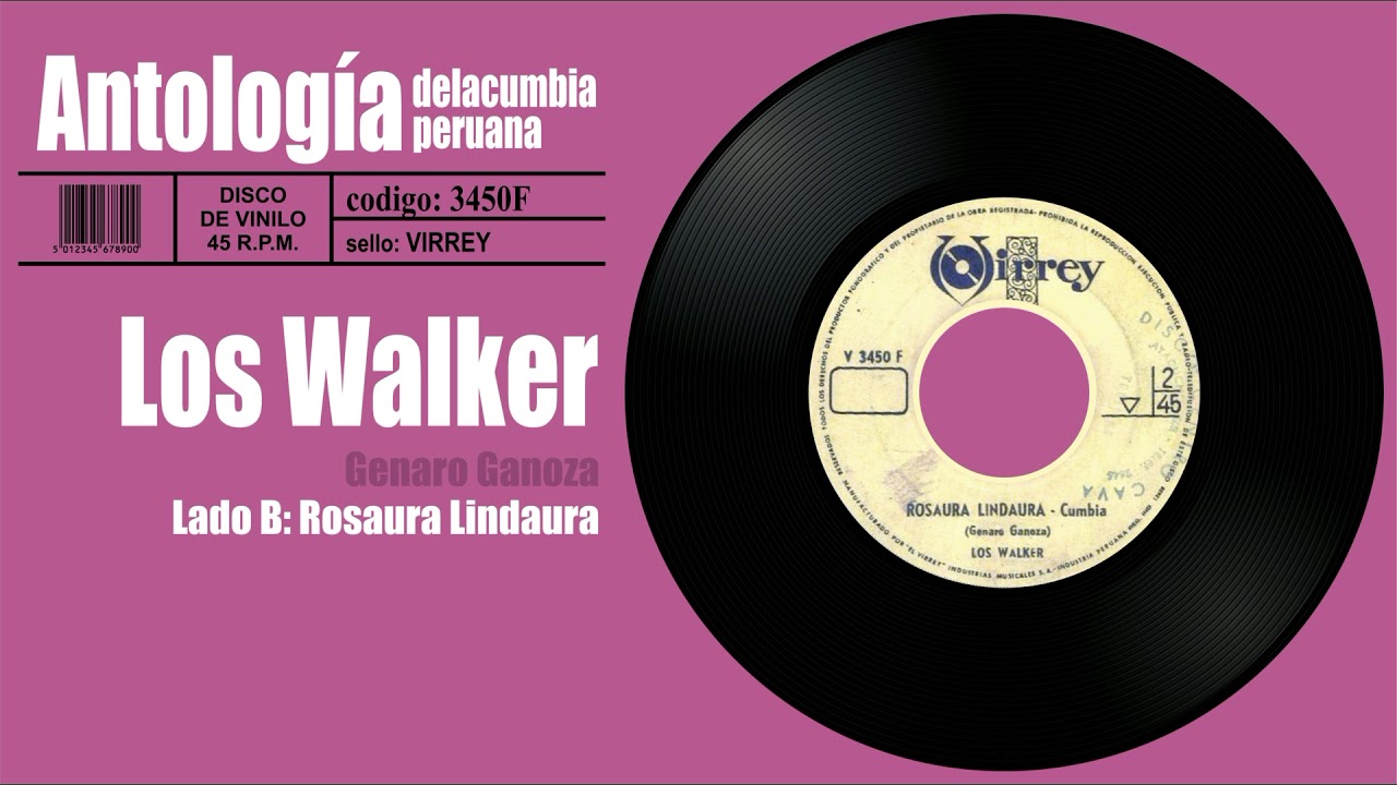 LOS WALKER - Rosaura lindaura / Disco de Vinilo 45RPM | Cumbia