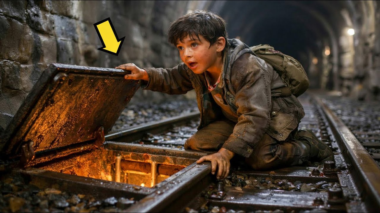 POOR BOY FINDS SECRET PASSAGE IN TRAIN TUNNEL… BUT WHAT WAS INSIDE SCARES