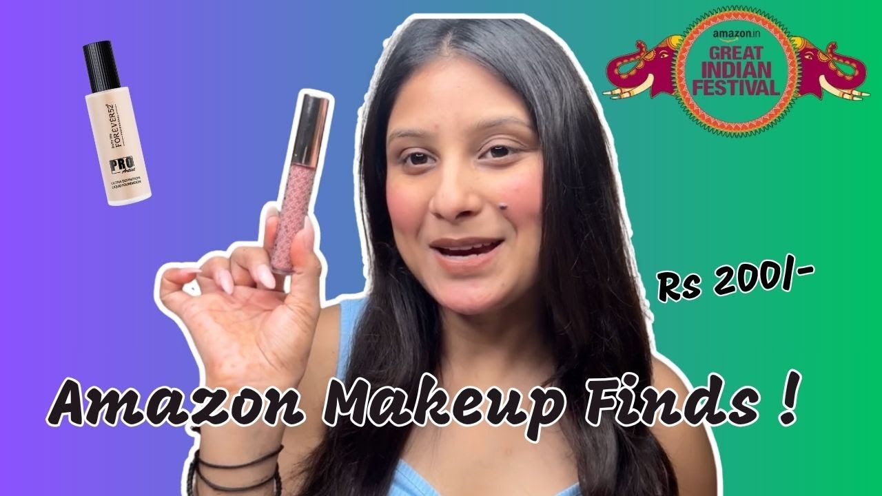 Amazon Makeup Finds You Can’t Miss 💄 | Drugstore Dupes & Hidden Gems! Aastha Jain #amazonbeauty 