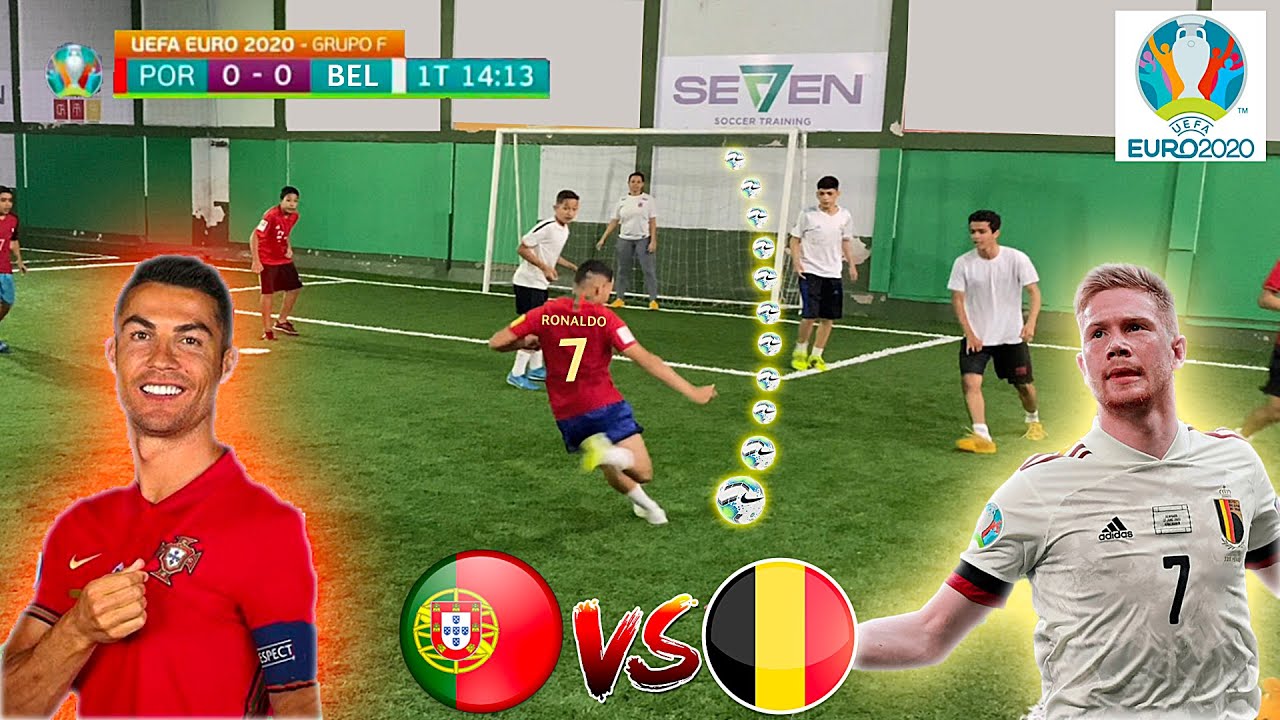 PORTUGAL vs BÉLGICA UEFA EURO 2020 EUROCOPA DESAFIOS DE FUTEBOL ‹ Rikinho ›