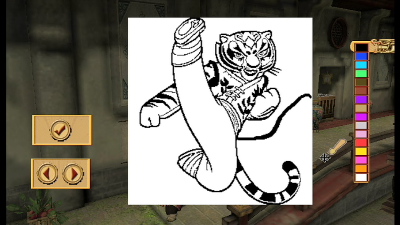 Kung Fu Panda 2 Wii udraw Gameplay