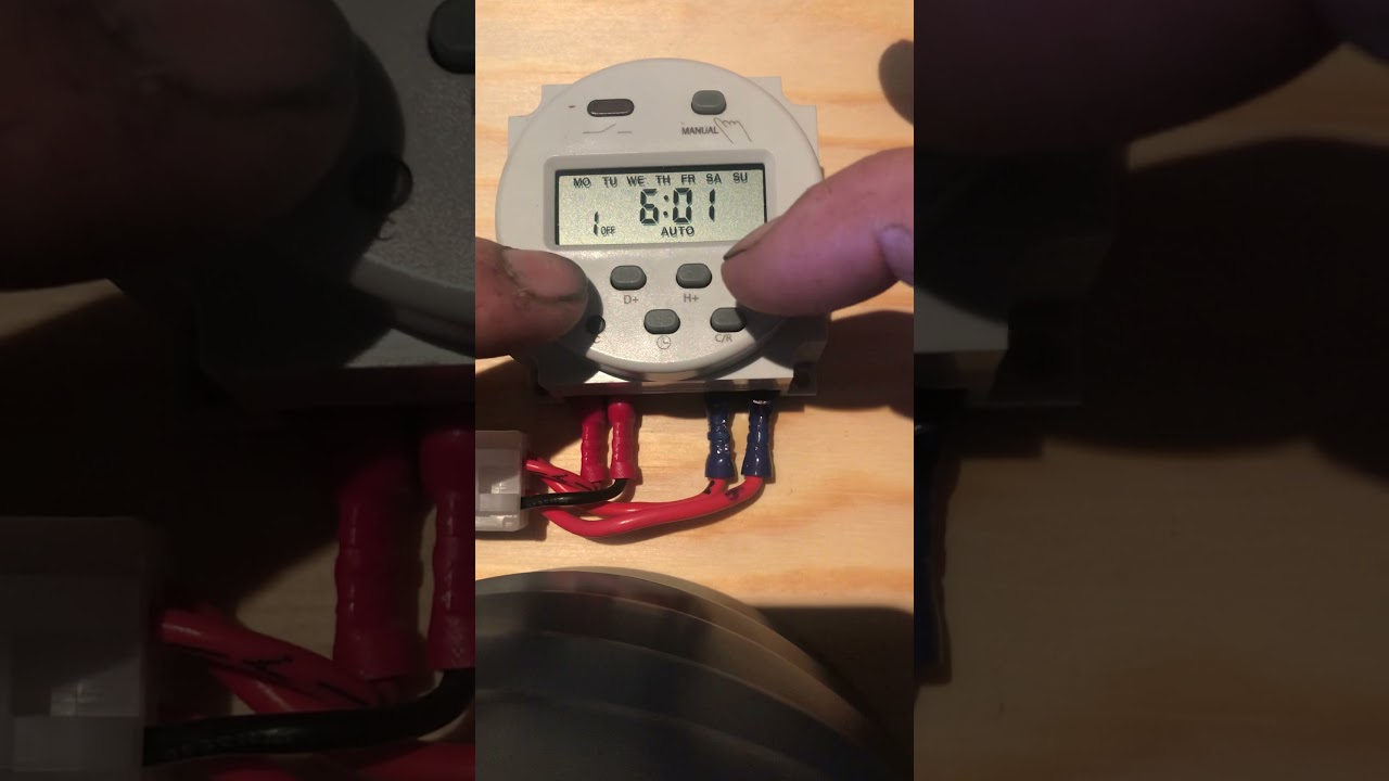 Programming the CN101A 12vdc digital timer. Nator Manufacturing