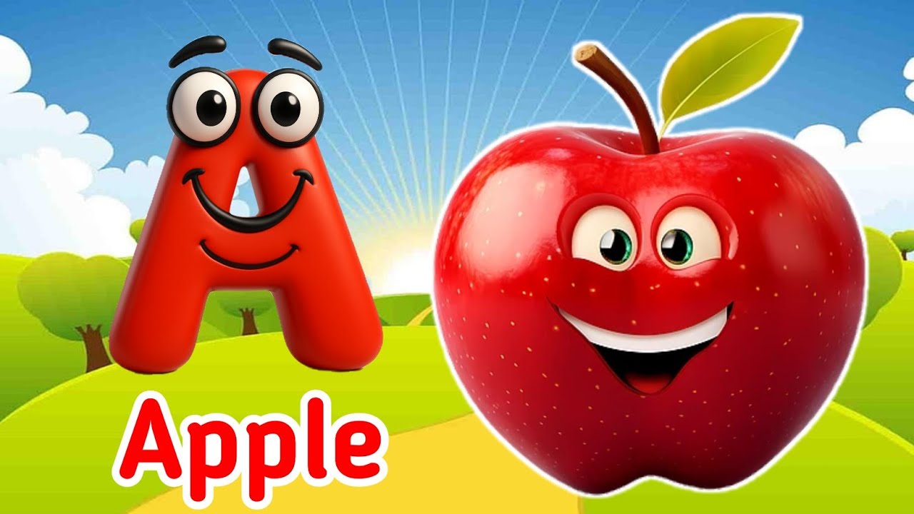 Phonics Song ABCD A for Apple B for Ball c for Cat ABCD One Two Three Phonics Alphabet a to z