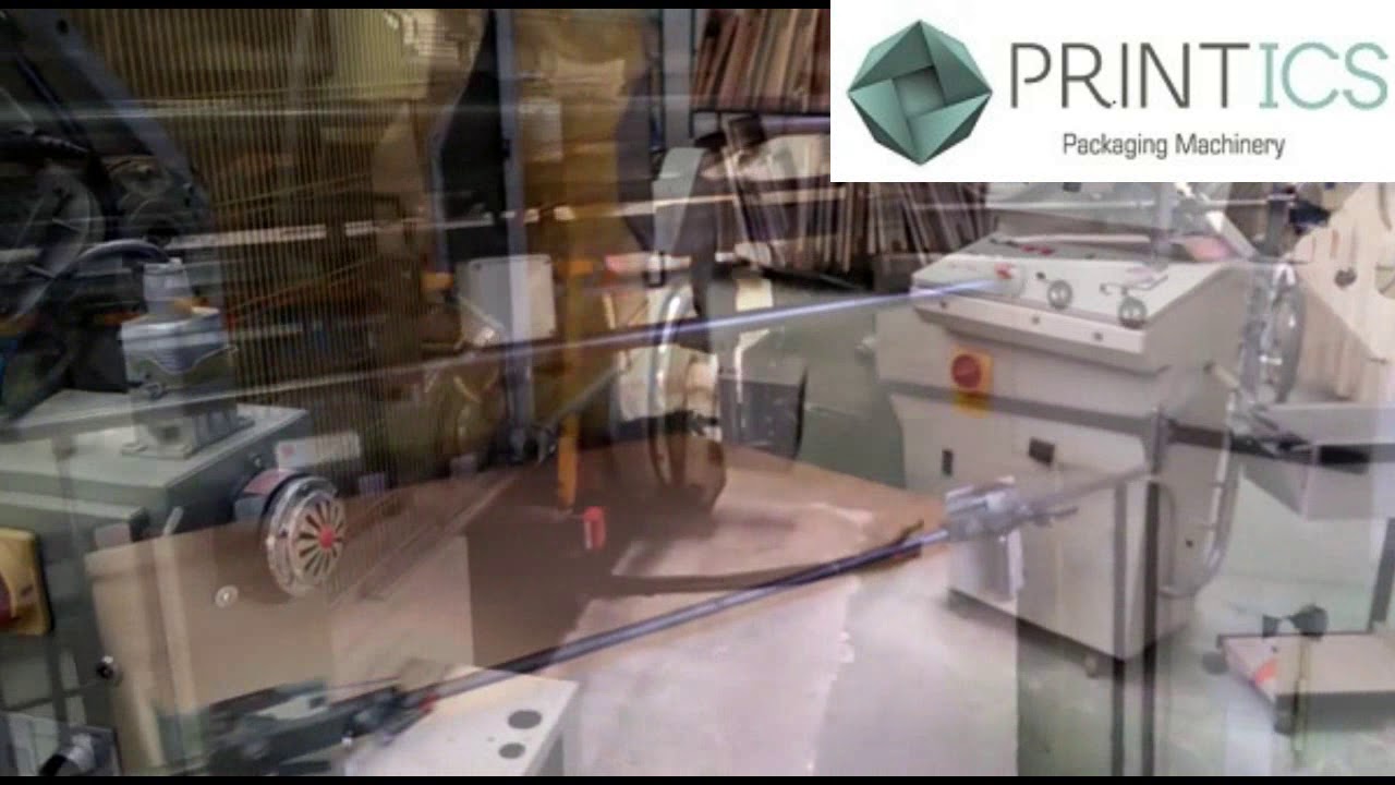 VIDEO PRINTICS U37111019 RABOLINI IMPERIA E PLATEN DIE CUTTER WITH SHEET FEEDER AND STACKER