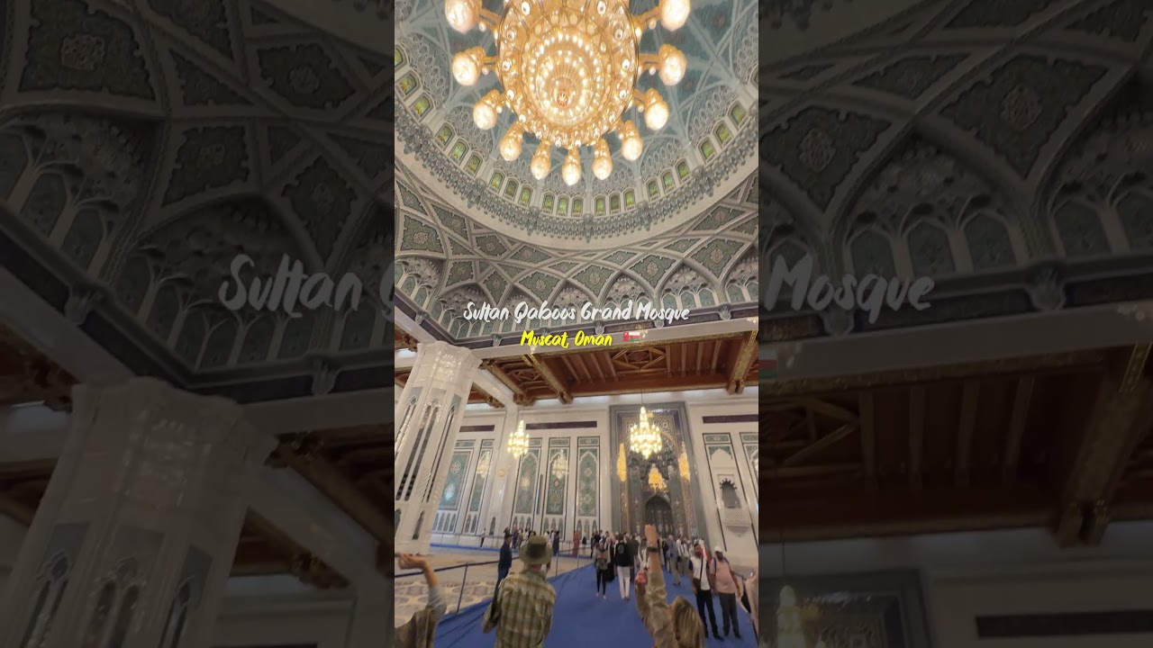 Sultan Qaboos Grand Mosque #travel #oman #sultanqaboos #muscat