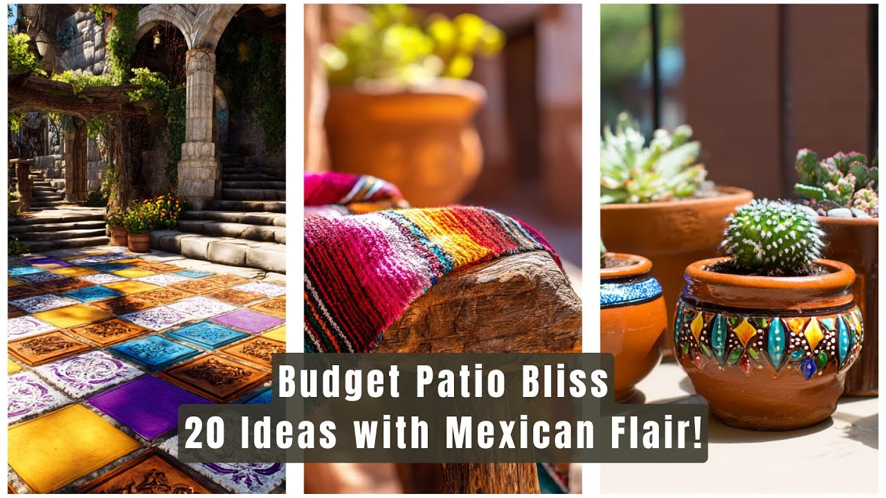 Budget-Friendly Hacienda Patio Makeover Ideas for Small Homes with Mexican Flair