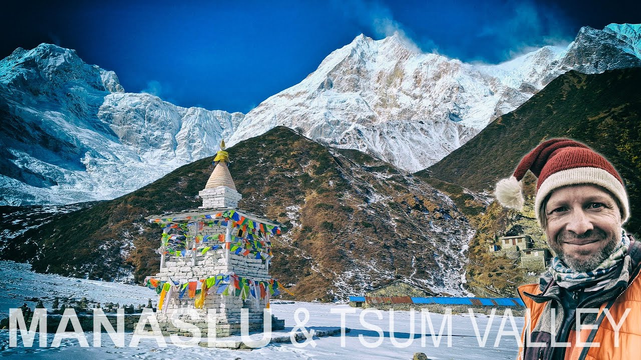 Winter Nepal 🇳🇵Trekking Manaslu & Tsum Valley Circuit solo & over Christmas ❤️️❄️🥾🏔️ - Videonauts