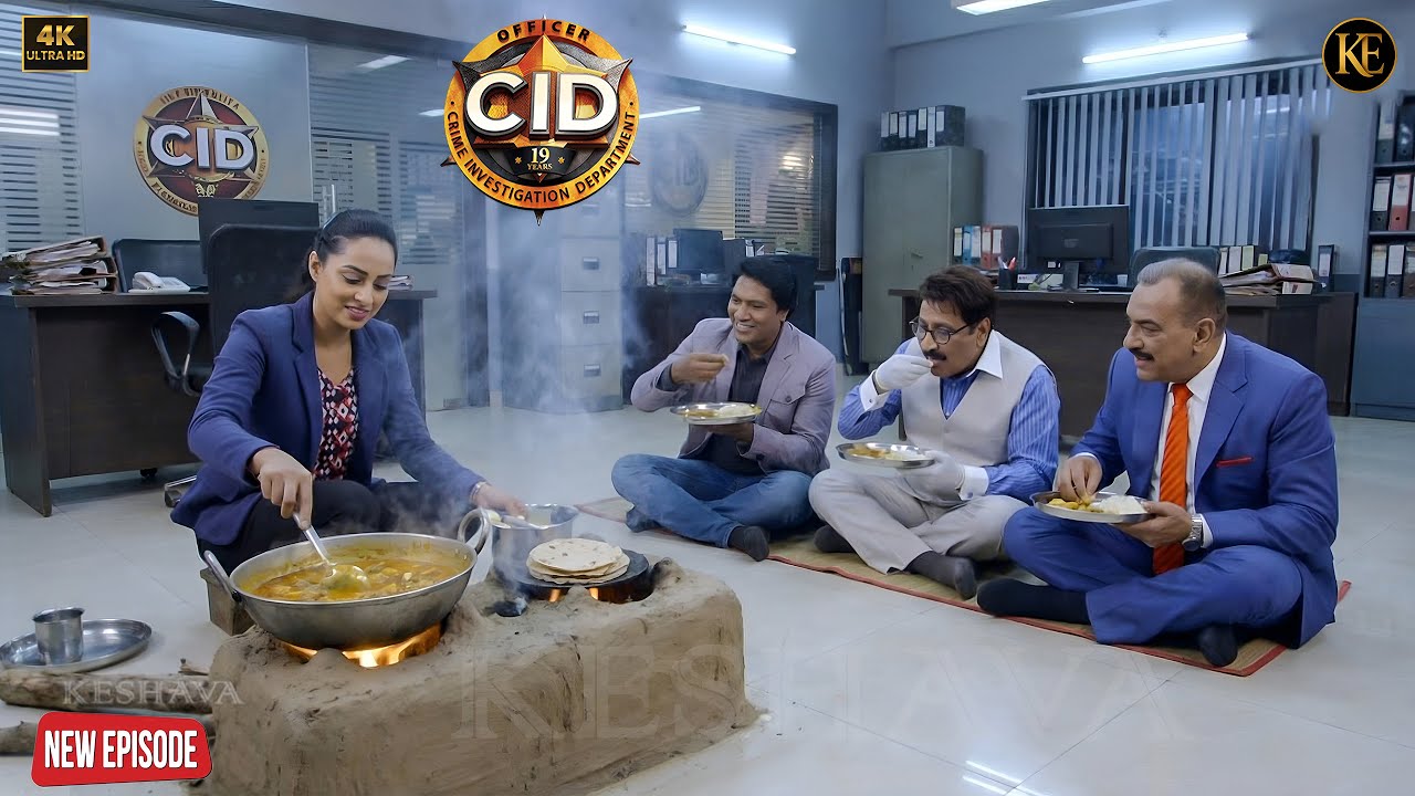 ऑफिस में ही Purvi ने बनाई रोटियाँ, CID टीम ने जमकर किया लंच || CID || NEW EPISODE 2025