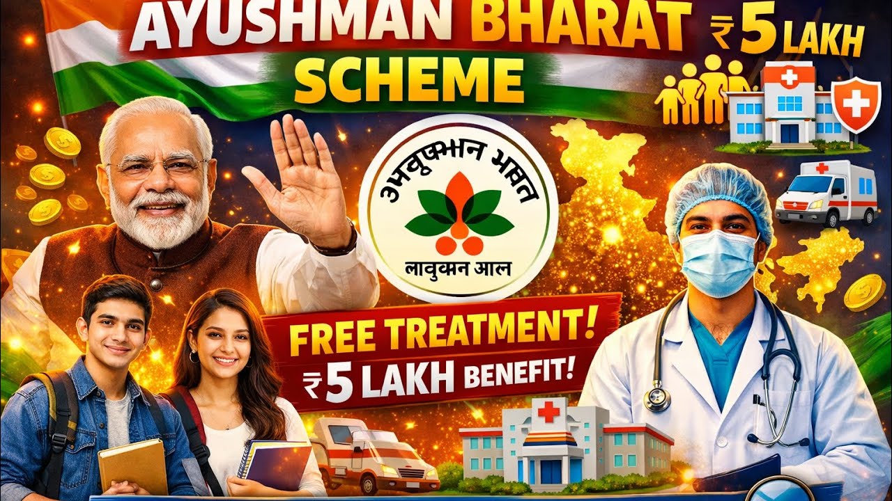 Title: Ayushman Bharat PM-JAY: Complete Guide | ₹5 Lakh Health Insurance & 70+ Senior Citizen Update