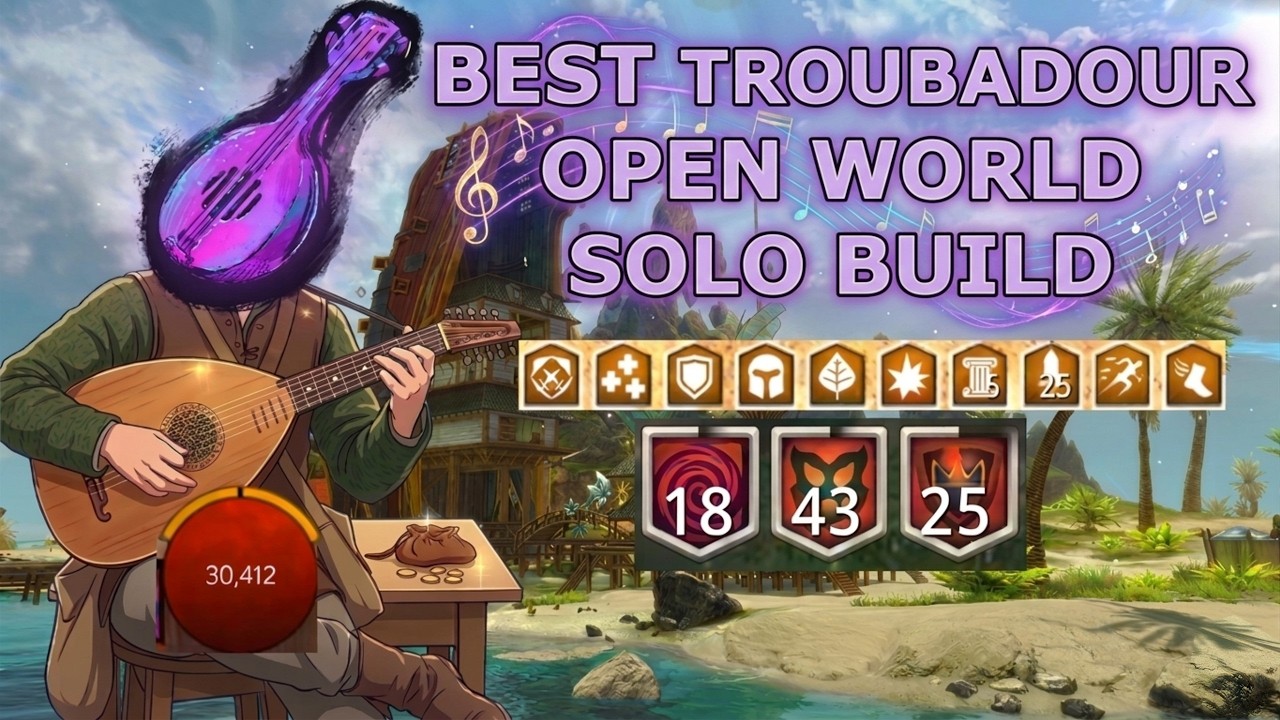 Guild Wars 2 : Best Troubadour Open World Solo Build