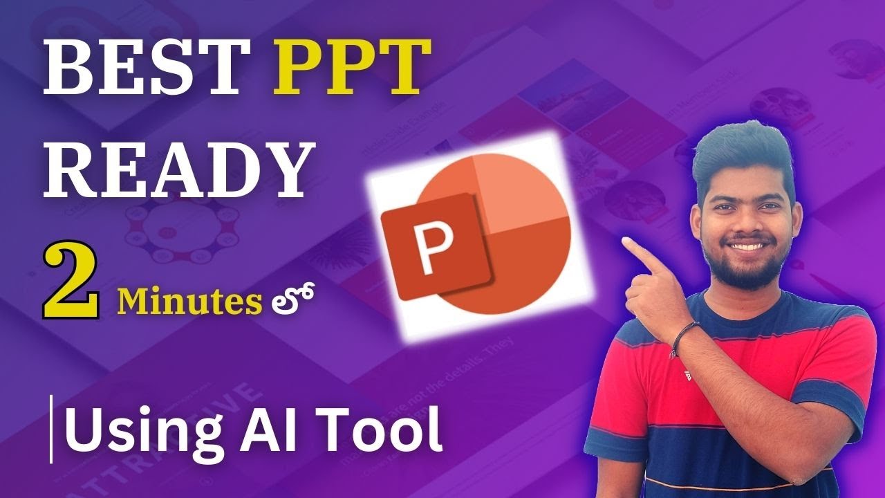 How to make a PowerPoint presentation Using AI tool Gamma | How to create a presentation | In Telugu