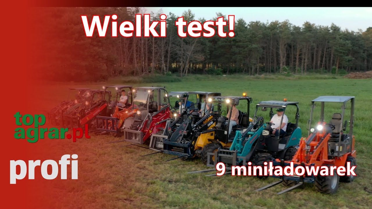 Wielki test 9 ładowarek! Giant, JCB, Kaweco, Kramer, Manitou, MultiOne, Schmidt, Weidemann, Weycor