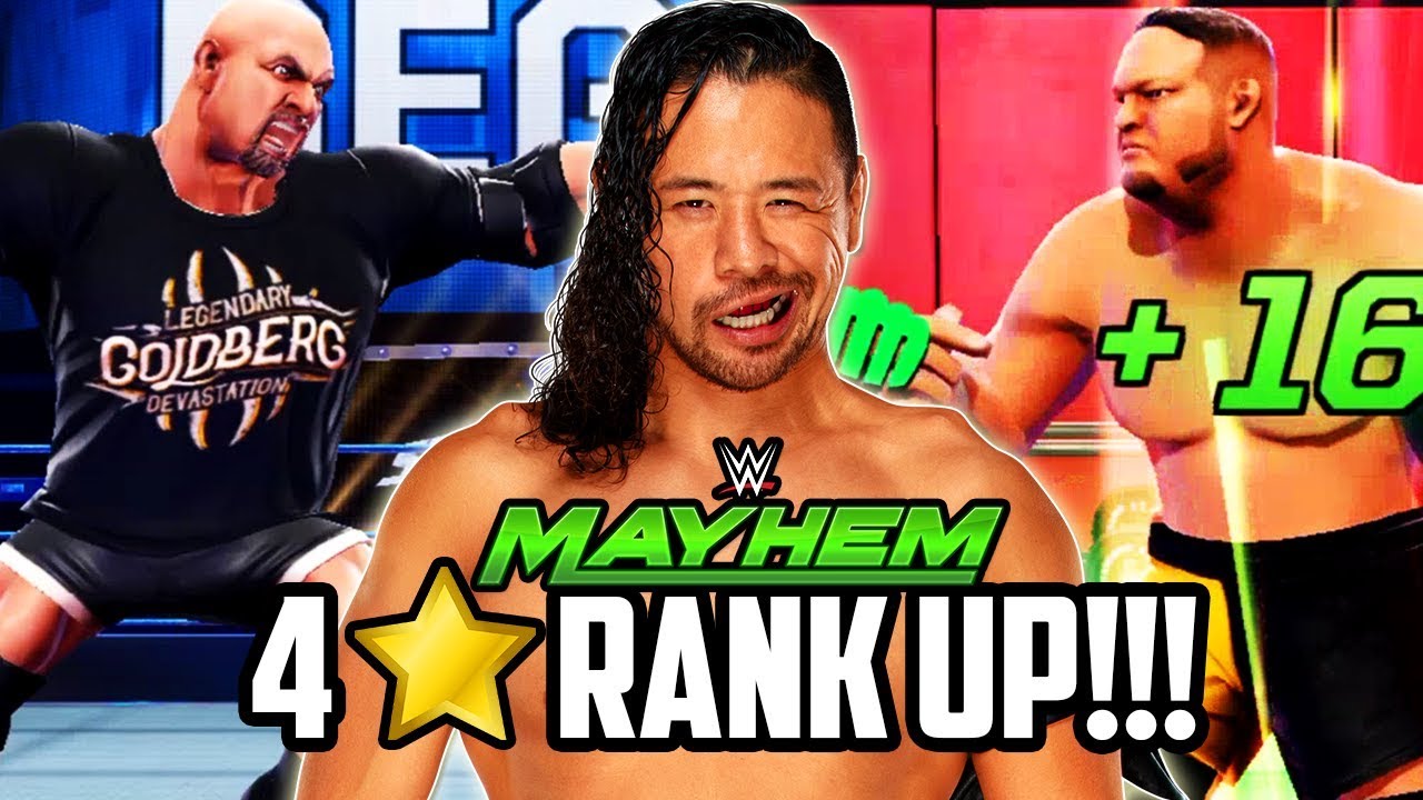 WWE MAYHEM 4 STAR SUPERSTAR RANKED UP!!!