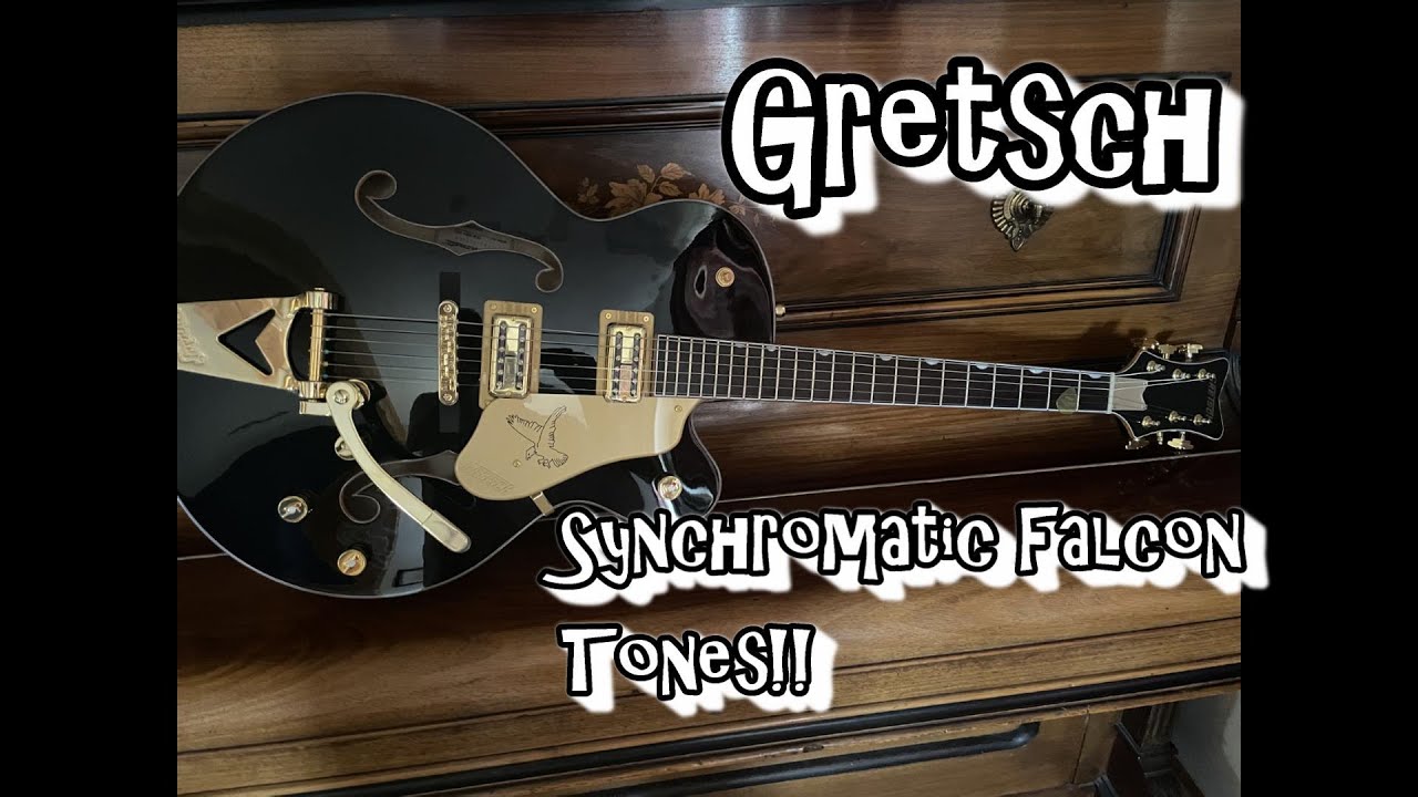 Gretsch 2025 Synchromatic Black Falcon. All the Tones. Clean to mean. #gretschguitars