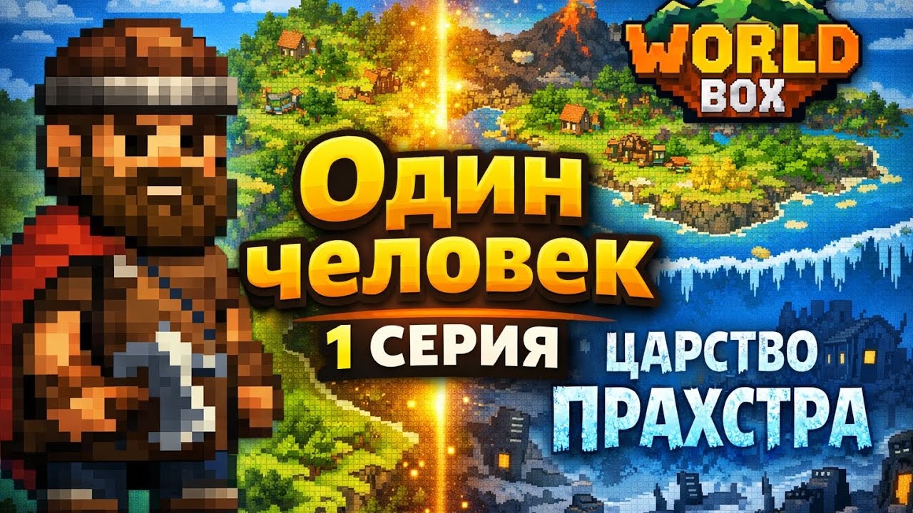 Сможет ли 1 человек зделать цивилизацию в ворлд бокс? 1 Серия