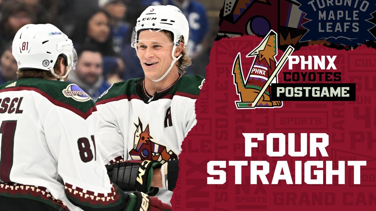 Jakob Chychrun scores OT winner as Arizona Coyotes take down Toronto Maple Leafs