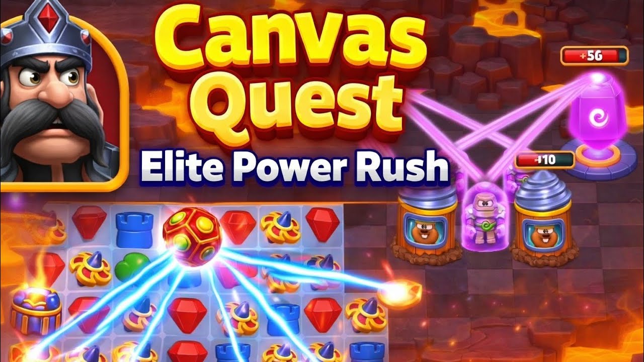 Elite Power Rush Domination | Canvas Quest | Royal Kingdom