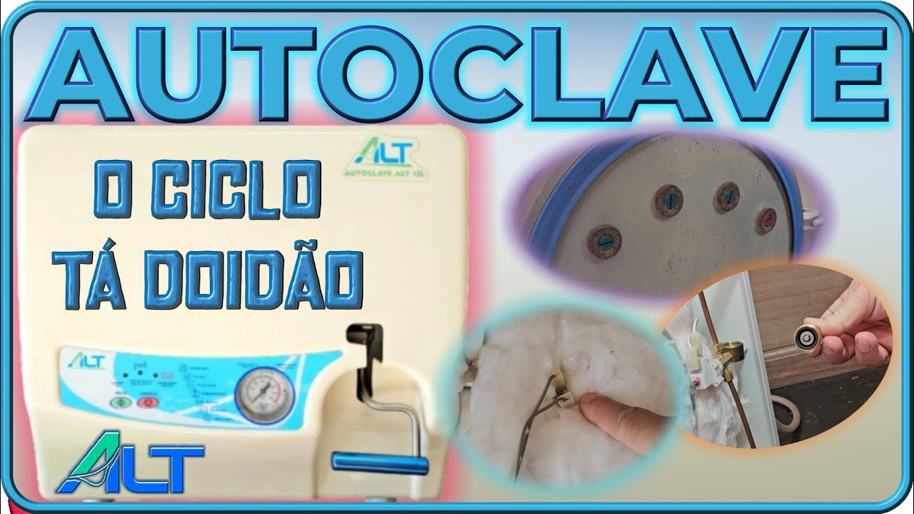 🔥A Autoclave Alt tá com o ciclo doidão! Uma hora ela para e na outra também.